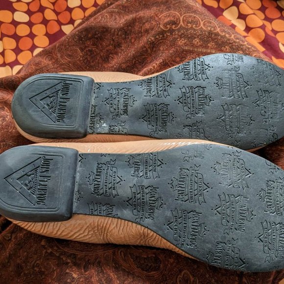 John Fluevog Beige Ballet Flats, Size 10 - Picture 3 of 3